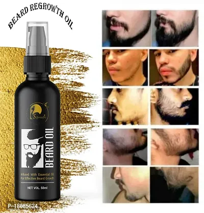 Faster Beard Growth Hair Oil  MEN AND BOYS  (BEARD OIL 50ML )-thumb0