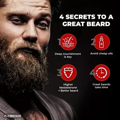 Organics Beard Growth Oil For Men Non stickey Hair Oil BEARD OIL 50ML -M15 (23)-thumb2