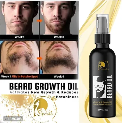 GROWTH BEARD  Hair Oil  MEN AND BOYS  BEARD OIL 50ML -M11 (23)