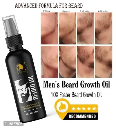 Advanced Ayurveda Beard Growth Oil- For Faster Beard Growth Hair Oil (50 g) BEARD OIL 50ML-thumb0
