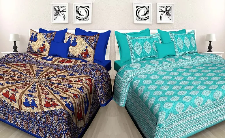 Hot Selling Bedsheets Combo Of 2