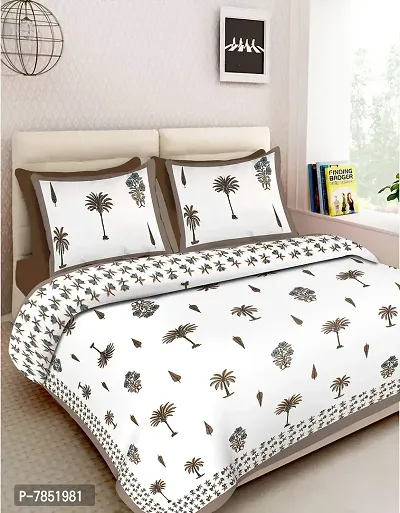 JAIPUR PRINTS | Super King Size 100 x 108 in |100% Pure Cotton |Double Bedsheet with 2 Pillow Covers. Multi19-thumb0