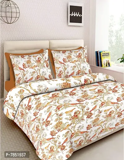 JAIPUR PRINTS | Super King Size 100 x 108 in |100% Pure Cotton |Double Bedsheet with 2 Pillow Covers. Multi25
