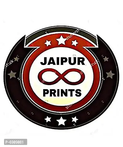 JAIPUR PRINTS Cotton 144 TC Bedsheet (Single_Red)-thumb4