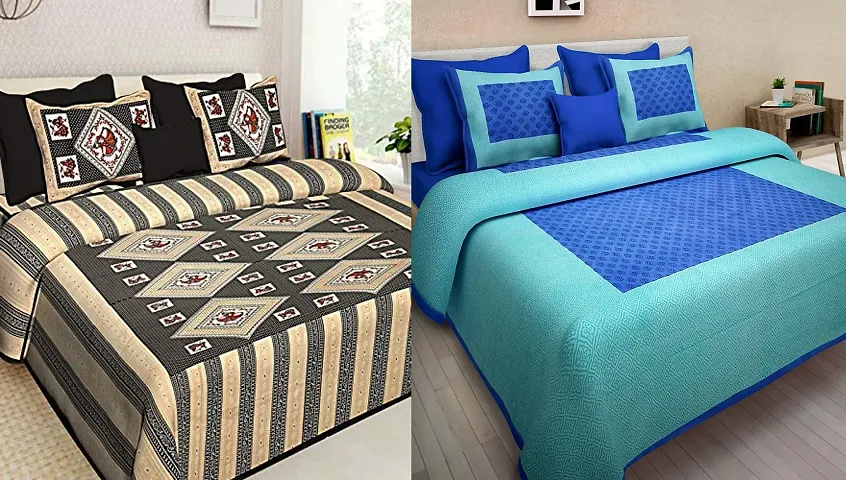 Hot Selling Bedsheets Combo Of 2 Vol 3