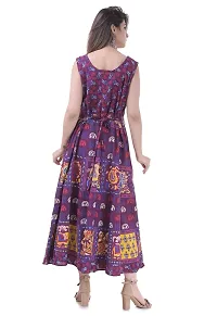 Bed Zone Women's Cotton Dress (Multicolor,Free Size)-thumb4