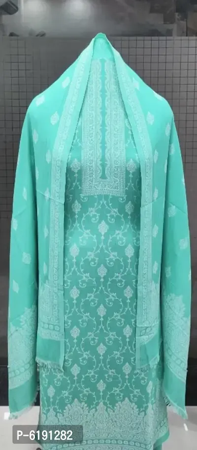 Attractive Pashmina Dress Material with Dupatta