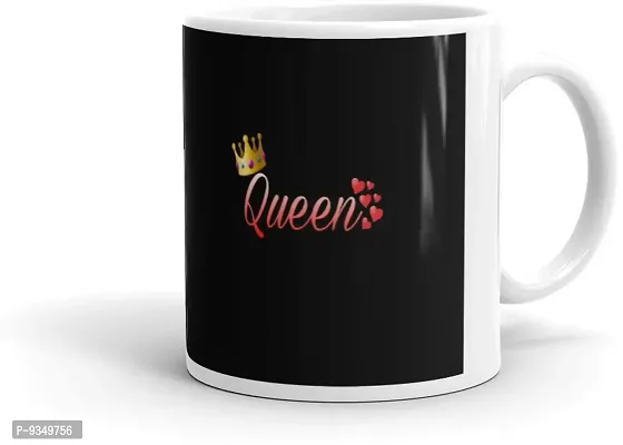 Trendy Queen Coffee Mug Anniversary Present For Wife Wedding Gift