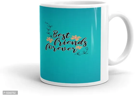 Trendy Best Friends Forever Ceramic Coffee Mug - Cup Best Gift For Friends