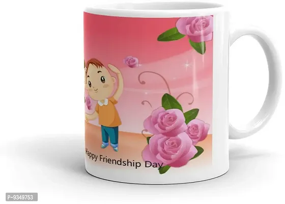 Trendy Friendship Day Coffee Mug With Happy Friendship Day