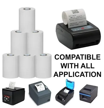 CRADIT CARD MACHIN ROLL  Pos Paper Supplier [200 rolls] 57mm thermal paper roll x 15 mtr (57mm Width x 15 mtr Length) Better Quality Paper Roll With 53 GSM Thickness
