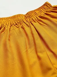 Rayon Yellow Flared Palazzo For Women-thumb3