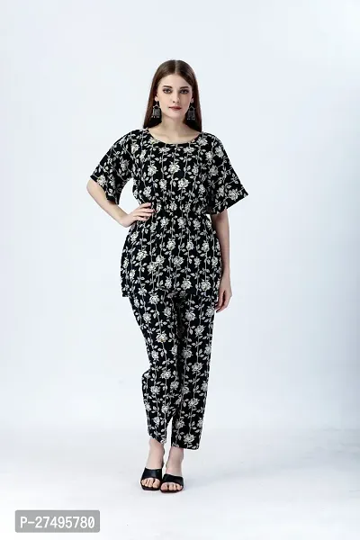 Classic Printed Co-ord set for Women-thumb0