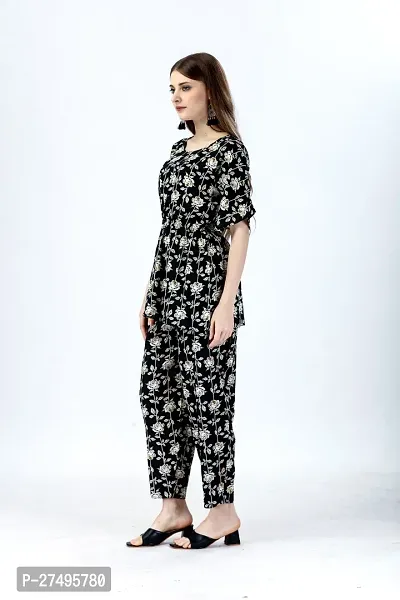Classic Printed Co-ord set for Women-thumb2