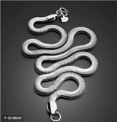 Trendy Silver Aluminum Chain For Men-thumb0