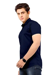 Men Stylish Cotton Blend Casual Shirt-thumb2