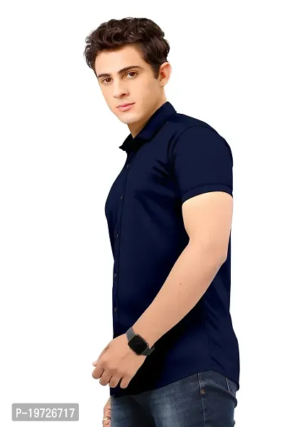 Men Stylish Cotton Blend Casual Shirt-thumb3