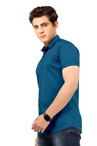 Men Stylish Cotton Blend Casual Shirt-thumb2