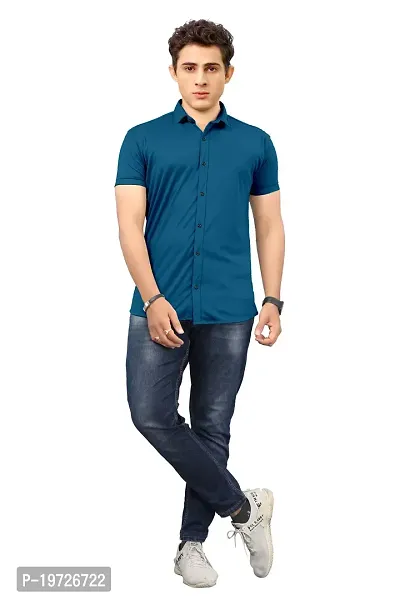 Men Stylish Cotton Blend Casual Shirt-thumb5