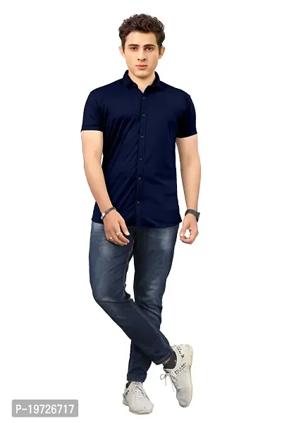 Men Stylish Cotton Blend Casual Shirt-thumb5