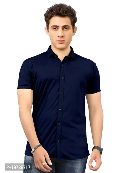 Men Stylish Cotton Blend Casual Shirt-thumb0