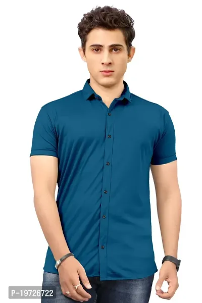 Men Stylish Cotton Blend Casual Shirt-thumb0