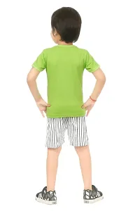 Kid Casual Printed T-Shirt & Trousers Clothing Set-thumb1