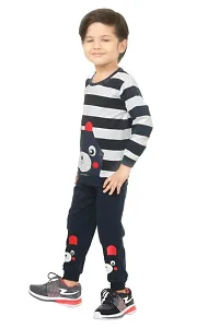 Kid Casual Printed T-Shirt  Trousers Clothing Set-thumb2