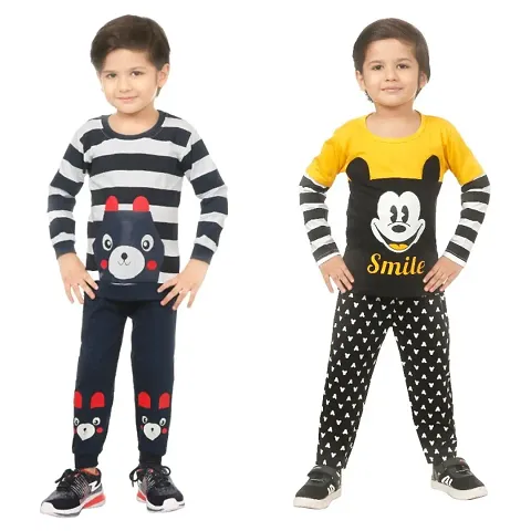 Pack OF 2 Boy's T-Shirts with Trousers
