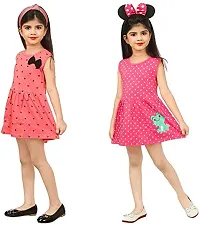 REYANSH CREATIONS Girls Cotton Frock II Shorts for Girls PACK OF 2-thumb2