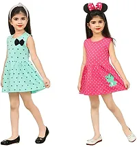 REYANSH CREATIONS Girls Cotton Frock II Shorts for Girls PACK OF 2-thumb2