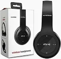 P47 Foldable Wireless Bluetooth Headphone with 3.5mm Audio Jack, Support MP3 / FM / Call(Black)-thumb2