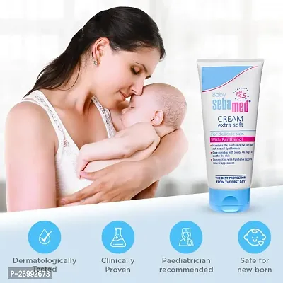 Sebamed Baby Cream Extra Soft 200m|Ph 5.5| Panthenol and Jojoba Oil|Clinically tested| ECARF Approved-thumb5