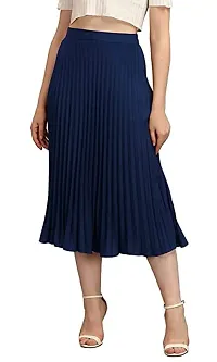 PHKMALL Women's/Girl's Midi Skirt-thumb2