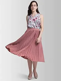 PHKMALL Women's/Girl's Midi Skirt-thumb1