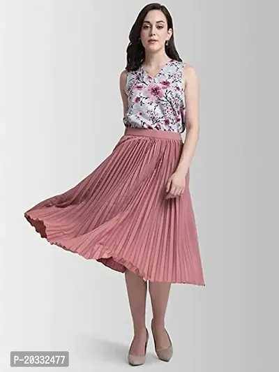 PHKMALL Women's/Girl's Midi Skirt-thumb2