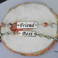 Shiv Jagdamba Friendship Day Couple Beaded Multicolor Metal Bracelet For Friend ShivBrCombo125-thumb2