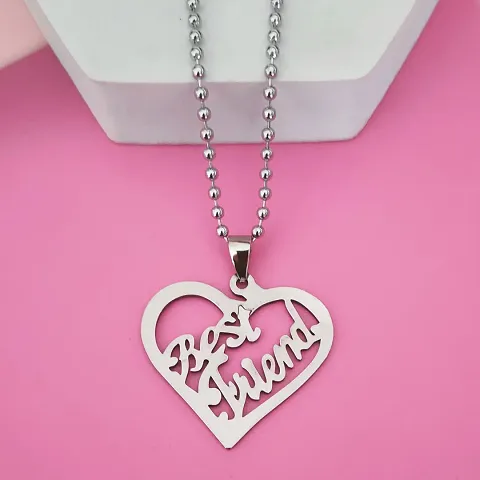 Sullery Best Friendship Letter Heart Charm Collier Party Night Club Gift