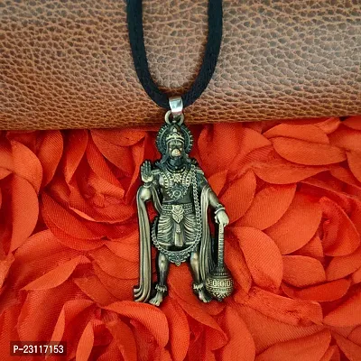 Sullery Lord Hanuman Pawanputra Bajirang Bali Pendant Necklace-thumb0