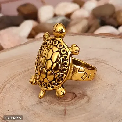 Sullery  Decent Design Tortoise Turtle Charm Best Quality Metal Ring