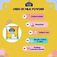 Farmer Fresh All-Natural skimmed Milk Powder - 100% Pure, Non-Fat Dry Milk ndash; 1 kg Pack - Perfect for Tea  Coffee for Everyday use-thumb3