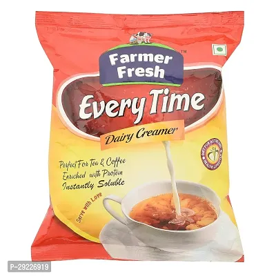 Farmer Fresh Tea Time Dairy Mix Perfect Tea  Coffee - 500 Gm Pack ndash; Low Fat Milk Powder for Your Favourite Beverages-thumb0