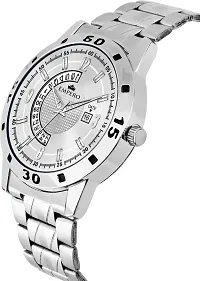 EMPERO-51 Silver Stainless Steel Date Analog Mens Watch-thumb3