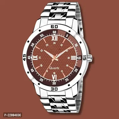 EMPERO Silver Stainless Steel Analog Mens Watch