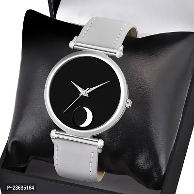 EMPERO -3D Glass Leather Analog Men's Watch