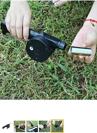 useful Portable Hand Crank  Air Blower Fan for Charcoal Grill BBQ-thumb1