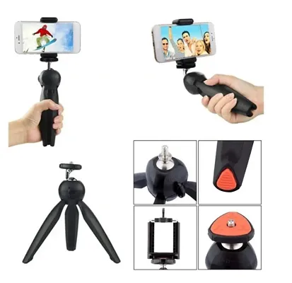 Mini 7 inch Mobile Tripod with 360&deg; Rotating Ball Head for Smartphones and Digital Camera