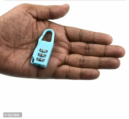 3 Digit Luggage Lock for Security Purpose (Color according to the availability)-thumb2
