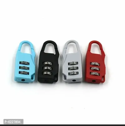 3 Digit Luggage Lock for Security Purpose (Color according to the availability)-thumb3