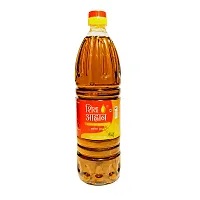 Shiv Aahvaan Pure Cold-Pressed Kachi Ghani Pure Mustard Oil 1L Bottle | Healthy Cooking Oil for Daily use with Goodness of Omega 3  6|Perfect blend of Taste  Aroma-thumb1